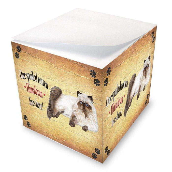 Himalayan Spoiled Rotten Cat Note Cube