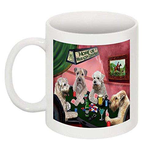 Home of Wheaten Terriers 4 Dogs Playing Mug