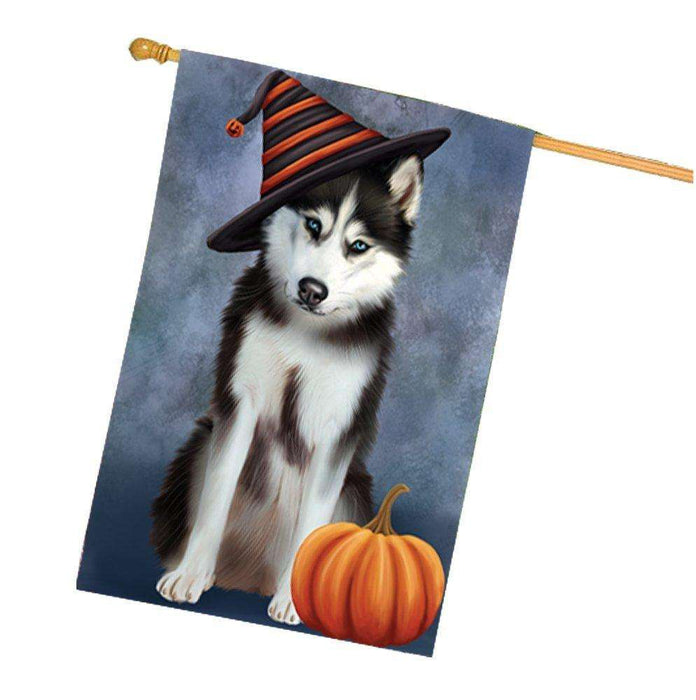 Husky Dog House Flag