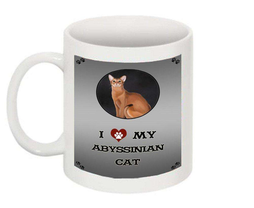 I Love My Abyssinian Cat Mug