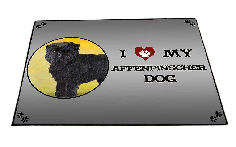 I Love My Affenpinscher Dog Indoor/Outdoor Floormat