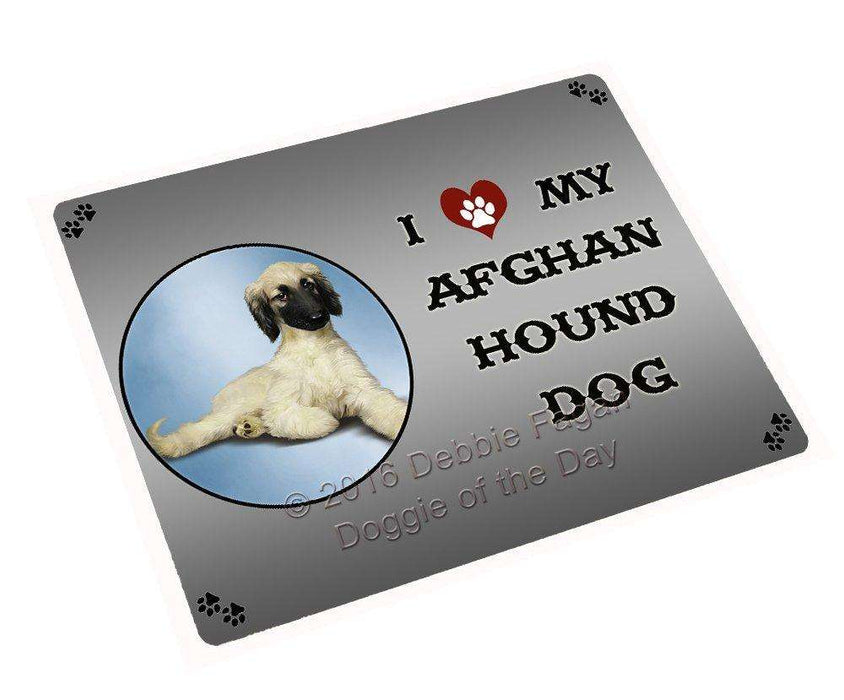 I Love My Afghan Hound Dog Magnet