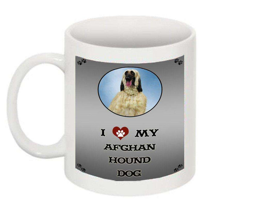 I Love My Afghan Hound Dog Mug