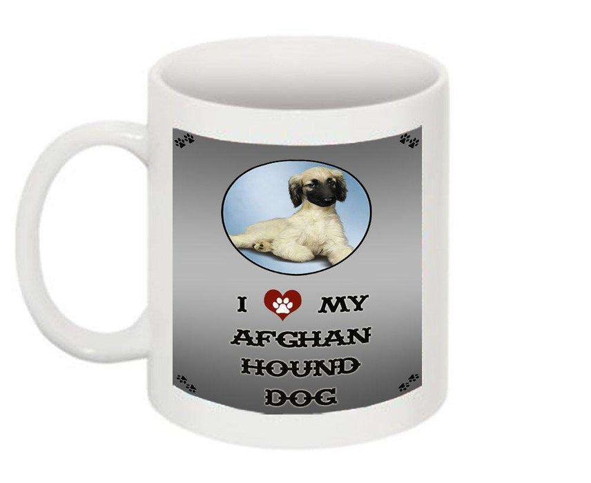 I Love My Afghan Hound Dog Mug