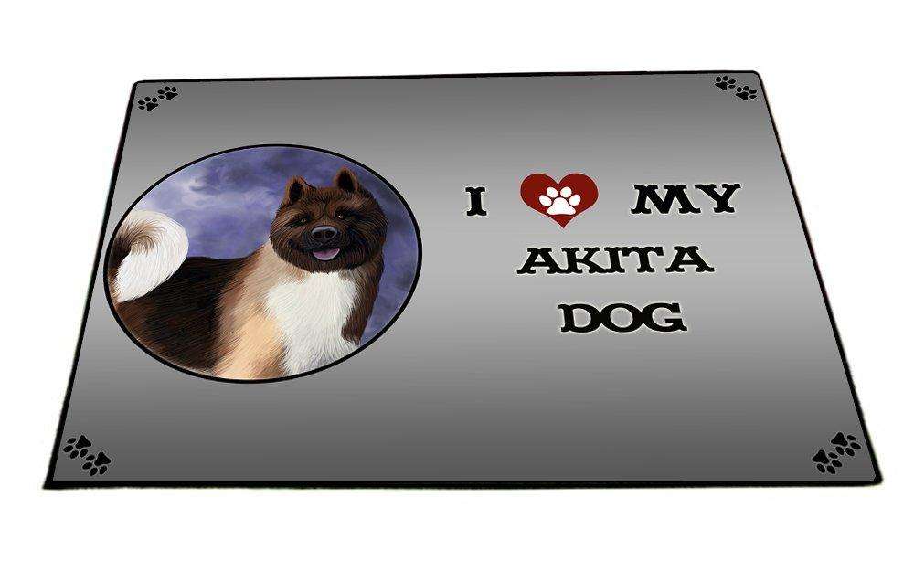 I Love My Akita Dog Indoor/Outdoor Floormat