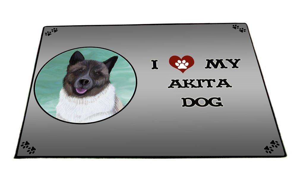 I Love My Akita Dog Indoor/Outdoor Floormat