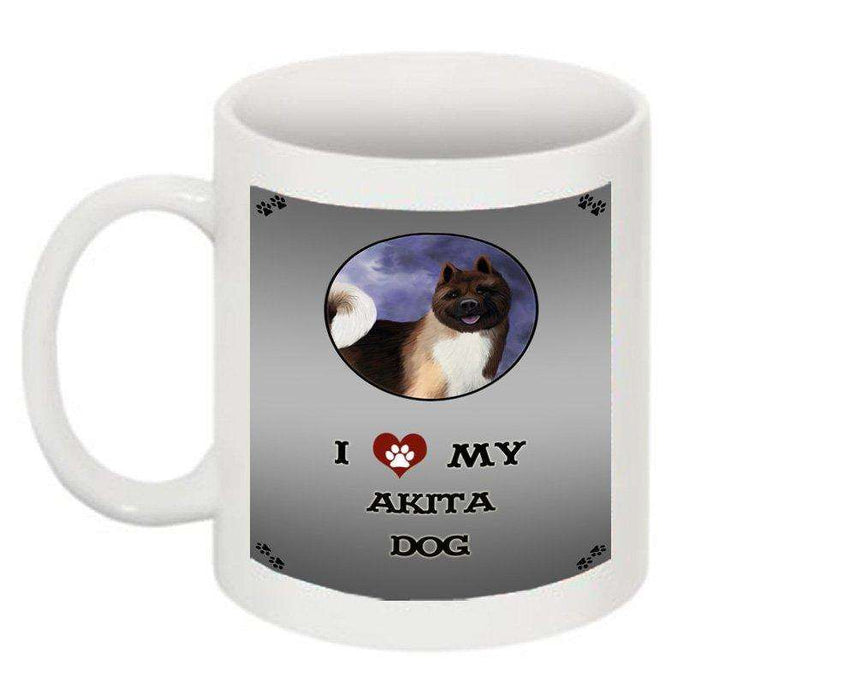 I Love My Akita Dog Mug