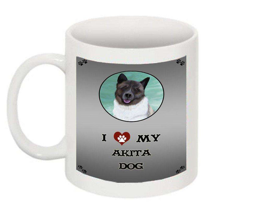 I Love My Akita Dog Mug