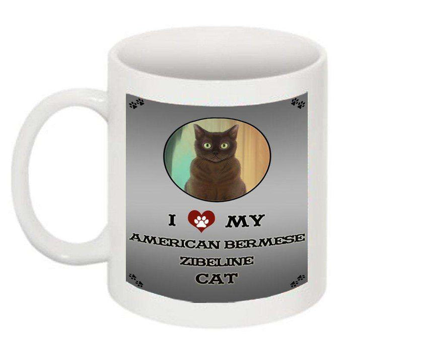 I Love My American Bermese Zibeline Dog Mug