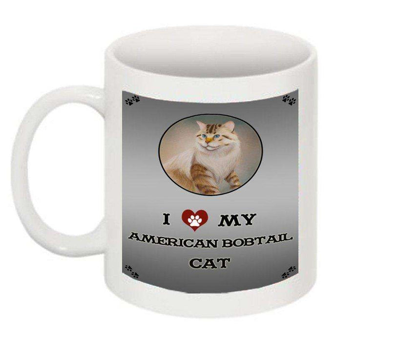 I Love My American Bobtail Cat Mug