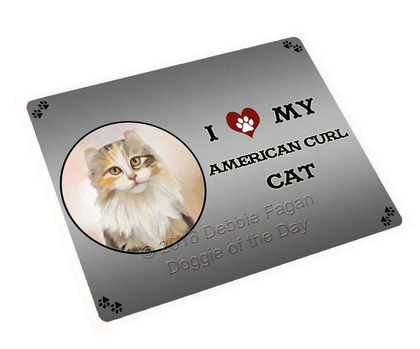 I Love My American Curl Cat Large Refrigerator / Dishwasher Magnet