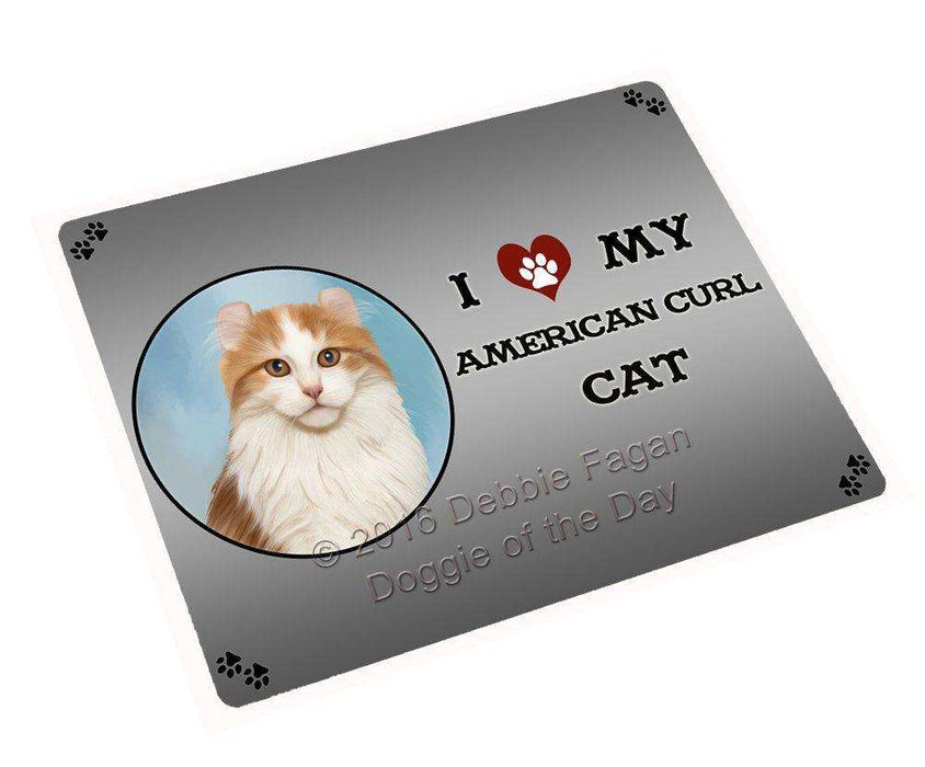 I Love My American Curl Cat Magnet Mini (3.5" x 2")
