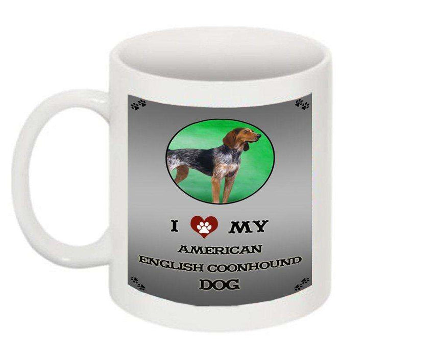 I Love My American English Coonhound Dog Mug
