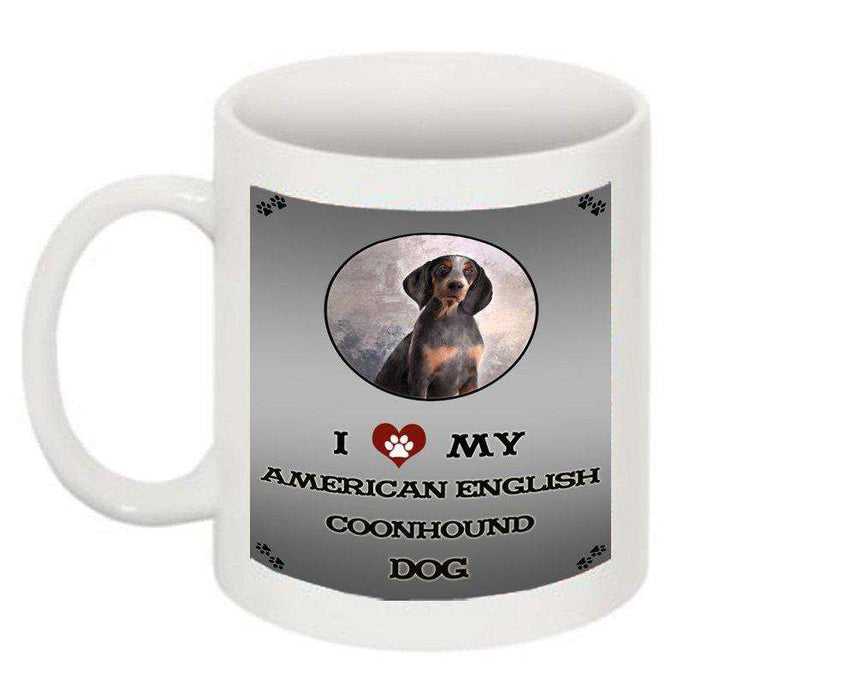I Love My American English Coonhound Dog Mug