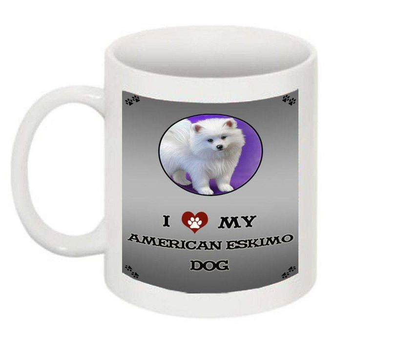 I Love My American Eskimo Puppy Dog Mug