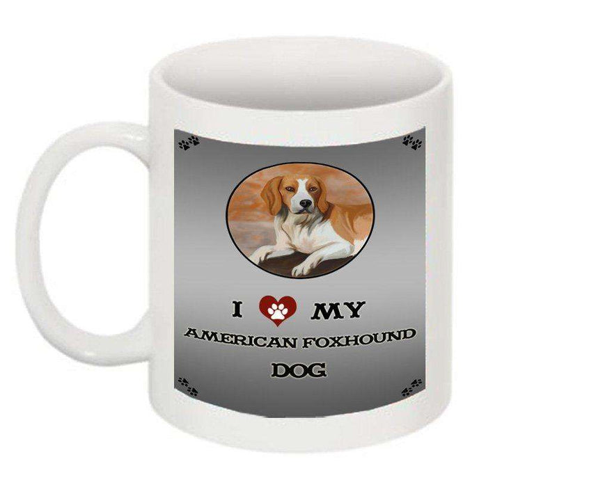 I Love My American Foxhound Dog Mug