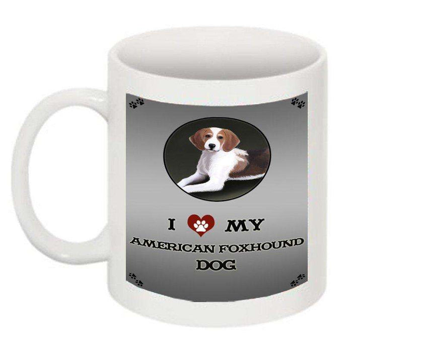 I Love My American Foxhound Dog Mug