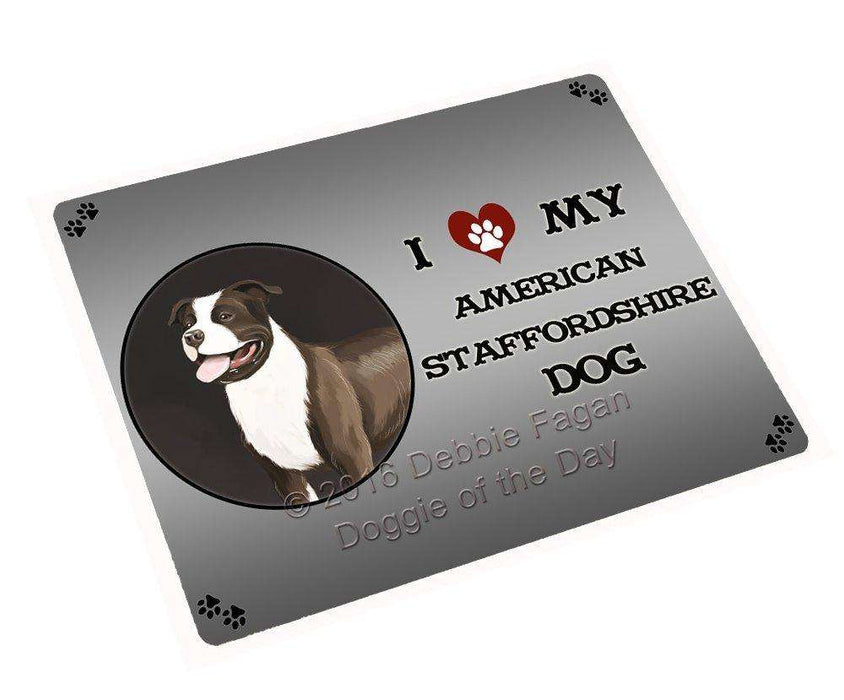 I Love My American Staffordshire Dog Magnet Mini (3.5" x 2")