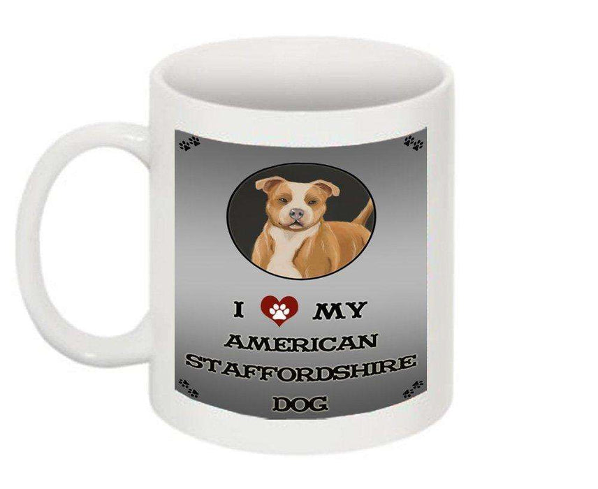 I Love My American Staffordshire Dog Mug