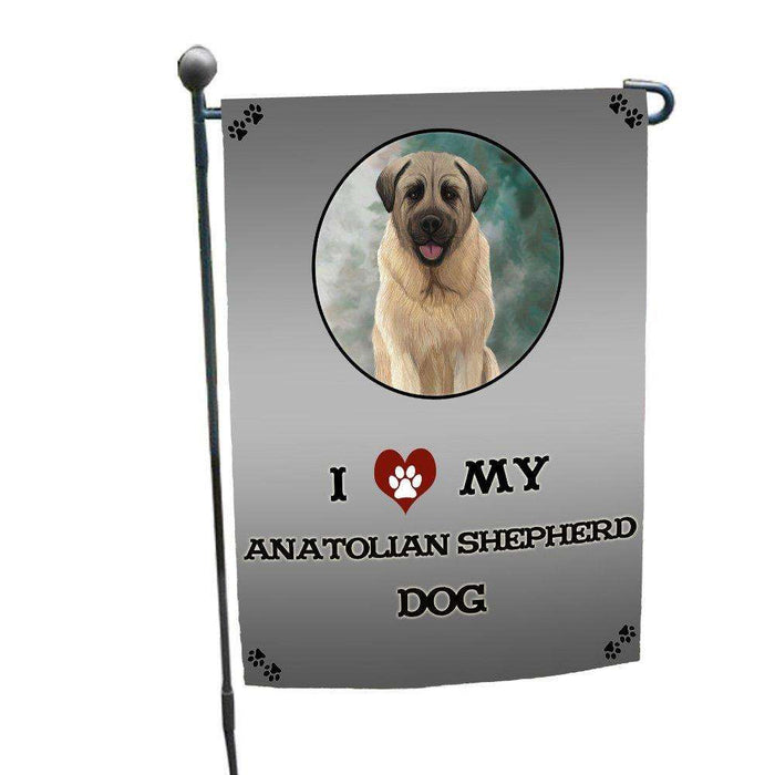 I Love My Anatolian Shepherd Dog Garden Flag