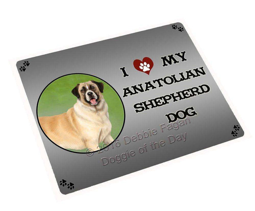 I Love My Anatolian Shepherd Dog Large Refrigerator / Dishwasher Magnet
