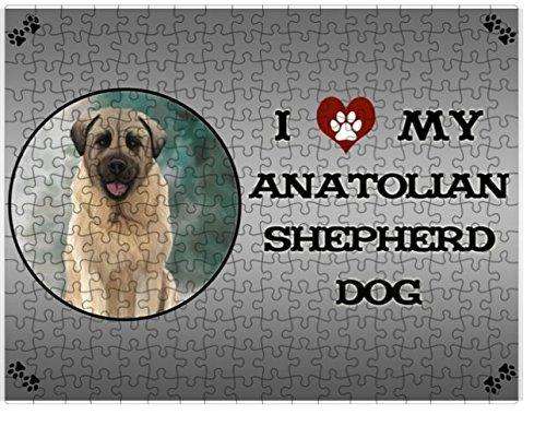 I Love My Anatolian Shepherd Dog Puzzle with Photo Tin