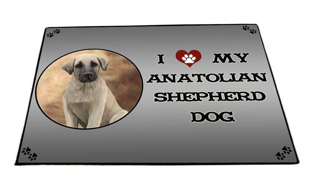 I Love My Anatolian Shepherd Puppy Dog Indoor/Outdoor Floormat