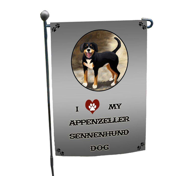 I Love My Appenzeller Sennenhund Dog Garden Flag