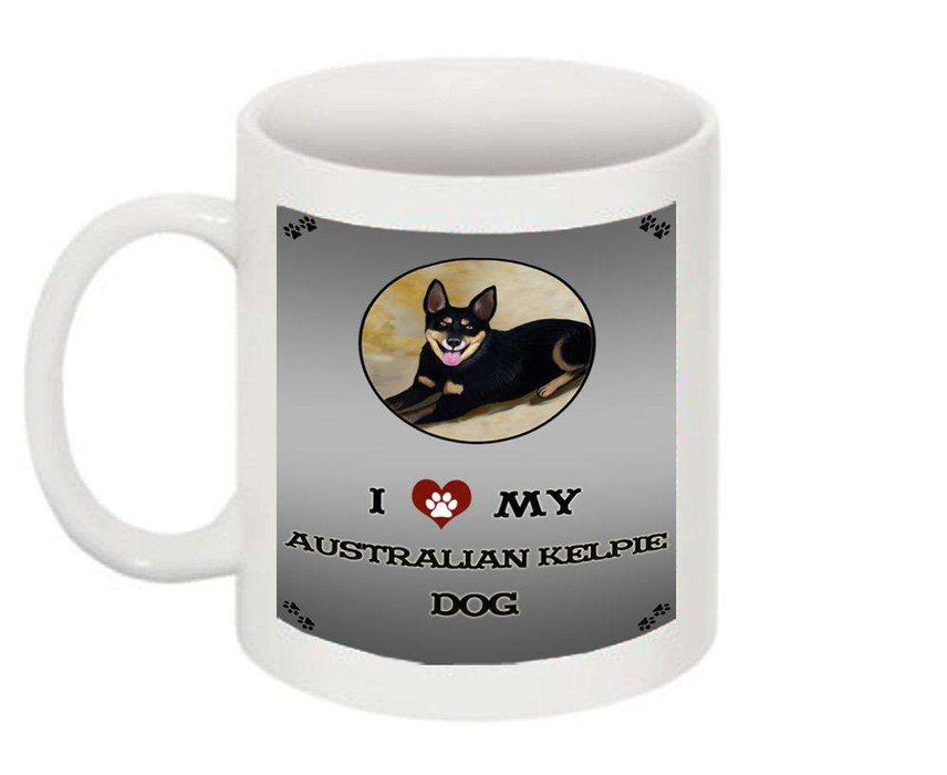 I Love My Australian Kelpie Dog Mug