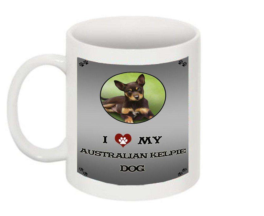 I Love My Australian Kelpie Puppy Dog Mug