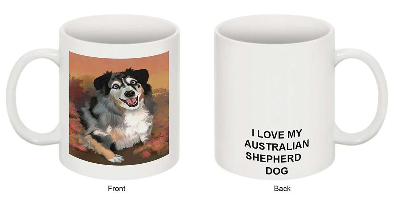 I love My Australian Shepherd Blue Merle Dog Mug