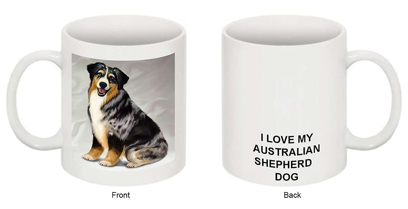 I love My Australian Shepherd Blue Merle Dog Mug