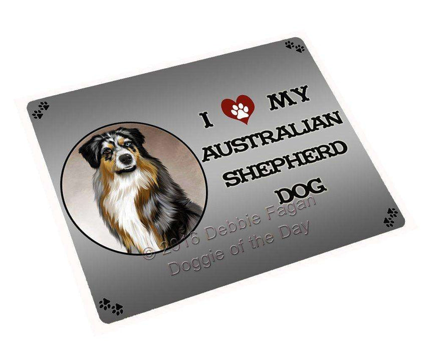 I Love My Australian Shepherd Dog Magnet Mini (3.5" x 2")