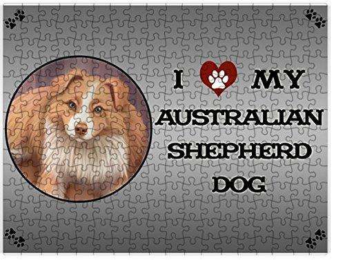 I Love My Australian Shepherd Dog Puzzle with Photo Tin (300 pc.)