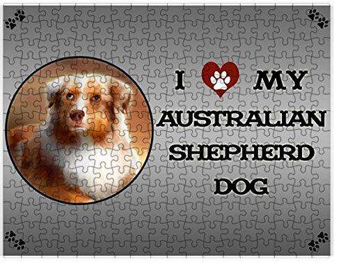 I Love My Australian Shepherd Dog Puzzle with Photo Tin (300 pc.)