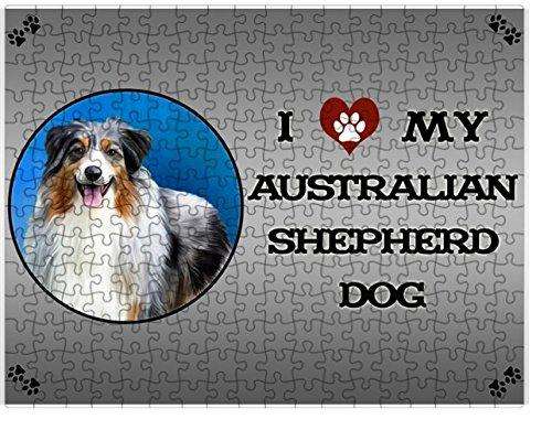 I Love My Australian Shepherd Dog Puzzle