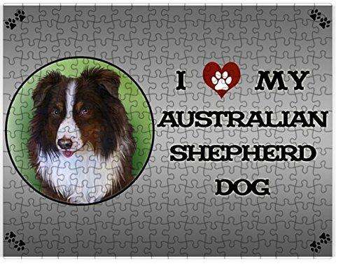 I Love My Australian Shepherd Dog Puzzle