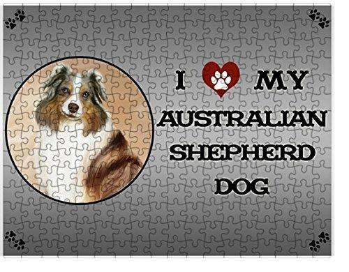 I Love My Australian Shepherd Dog Puzzle