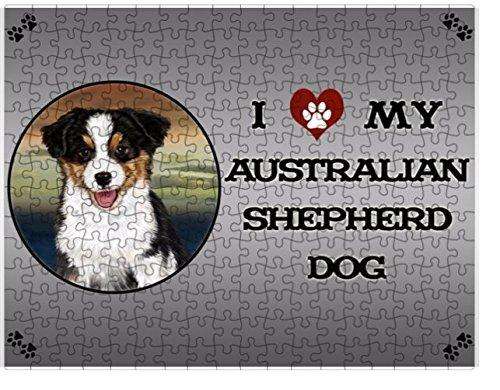 I Love My Australian Shepherd Dog Puzzle