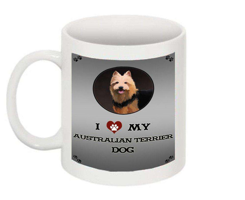 I Love My Australian Terrier Dog Mug