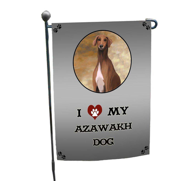 I Love My Azawakh Dog Garden Flag