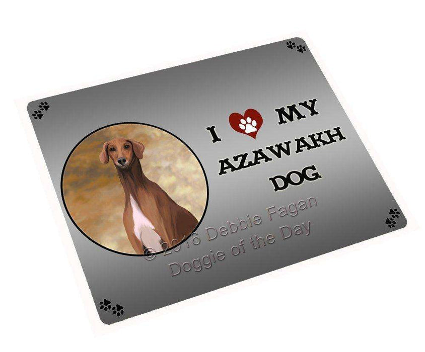 I Love My Azawakh Dog Large Refrigerator / Dishwasher Magnet
