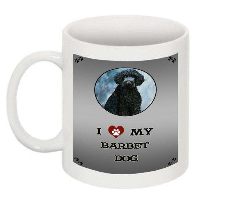 I Love My Barbet Dog Mug