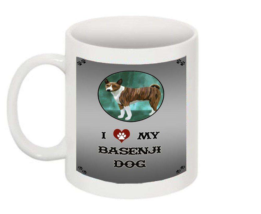 I Love My Basenji Dog Mug