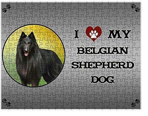 I Love My Belgian Shepherd Dog Puzzle with Photo Tin (300 pc.)