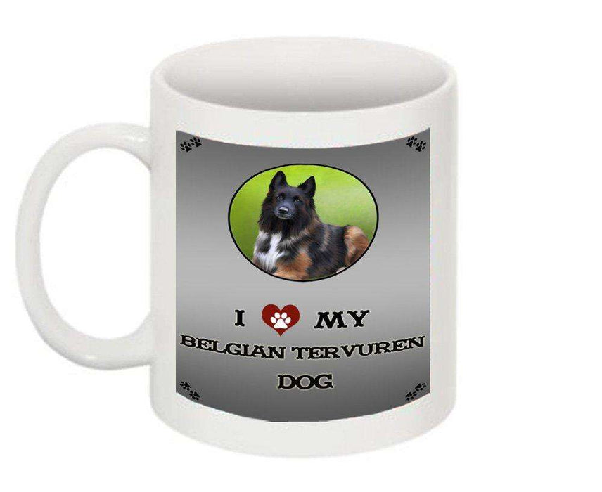 I Love My Belgian Tervuren Dog Mug