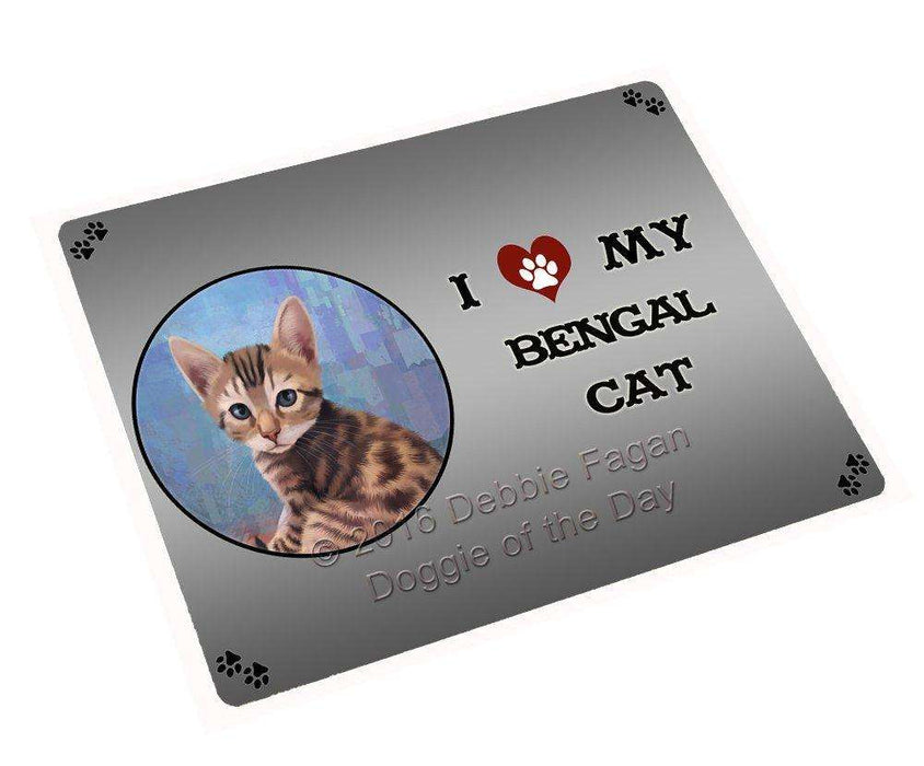I Love My Bengal Cat Magnet Mini (3.5" x 2")