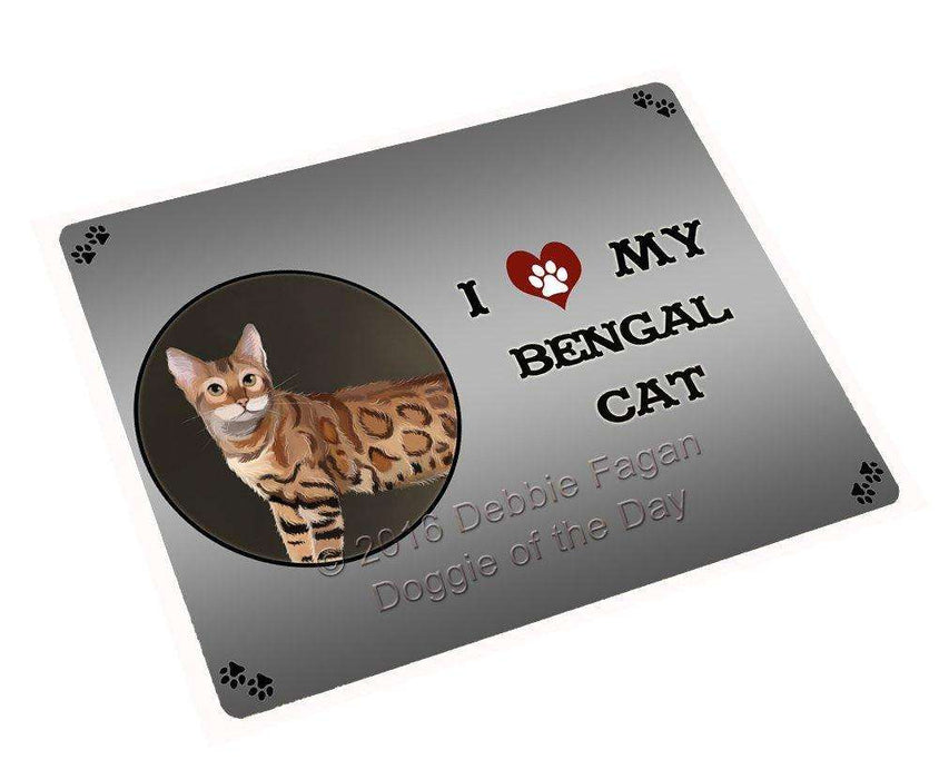 I Love My Bengal Cat Magnet Mini (3.5" x 2")