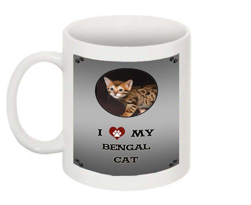 I Love My Bengal Kitten Cat Mug