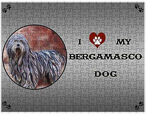 I Love My Bergamasco Dog Puzzle